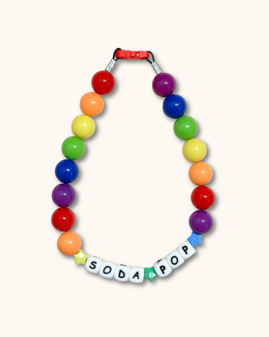 Rainbow Beaded Collar