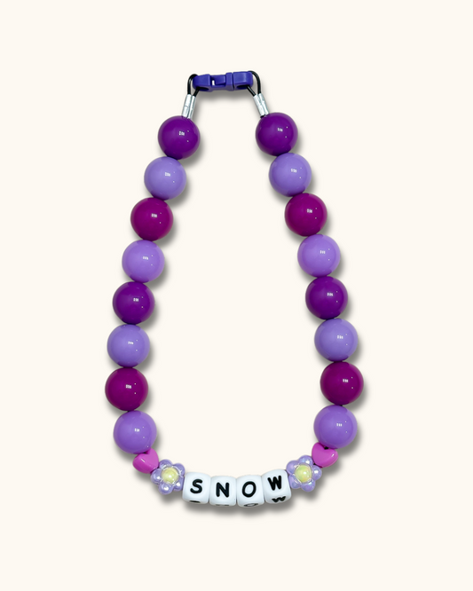 Violet Beaded Collar