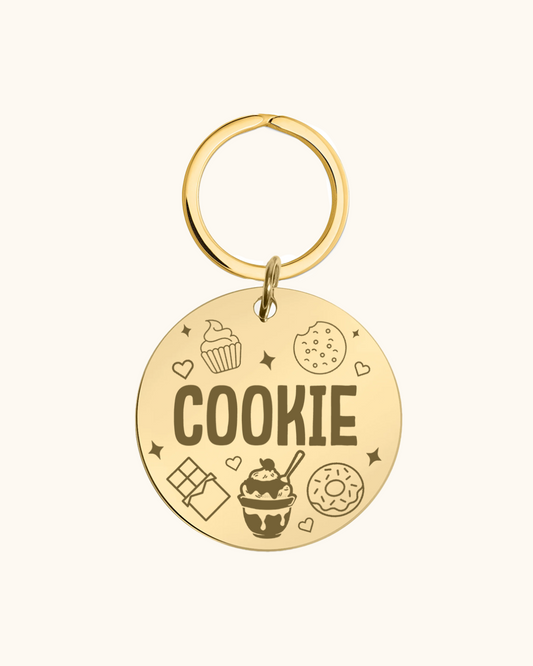 Sweet Shop Engraved Pet Tag