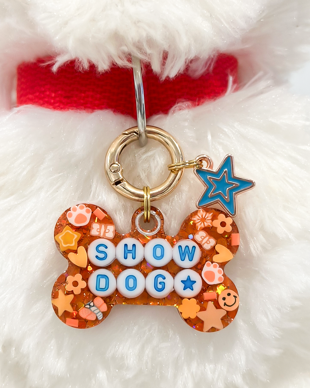 Show Dog Resin Tag